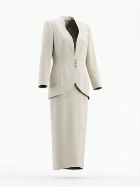 Vintage Maxi Dress and Matching Jacket Sz 10